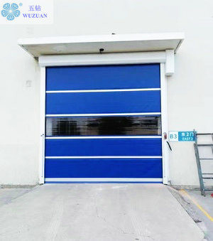                  High Quality Plastic Roll up Door High Speed Fast PVC Roller Shutter Doors             