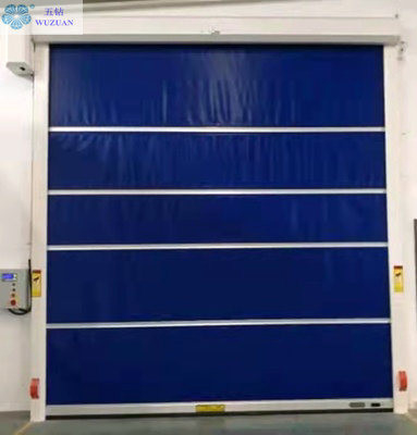                  Industrial Custom Fast Interior Automatic Roller Shutter Door Aluminum High Speed Roll up PVC Door             