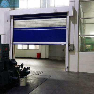 Industrial PVC Roller Shutter Doors with 0.75 - 5.5KW motor