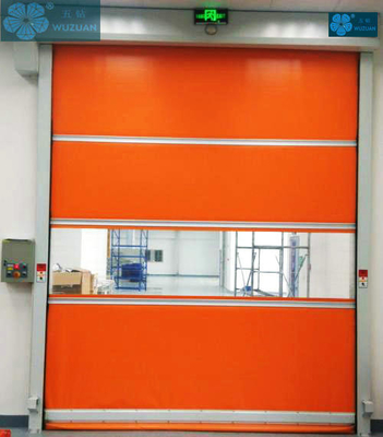 Industrial PVC Roller Shutter Doors with 0.75 - 5.5KW motor