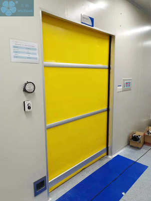                  Factory Warehouse Rolling Shutter Industrial Pull Cord Rapid Action PVC High Speed Door             