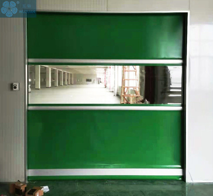                  Food Factory Automatic Rapid Roller Shutter Door PVC Fast Gate/Rapid Speed PVC Plastic Fast Rolling Door             